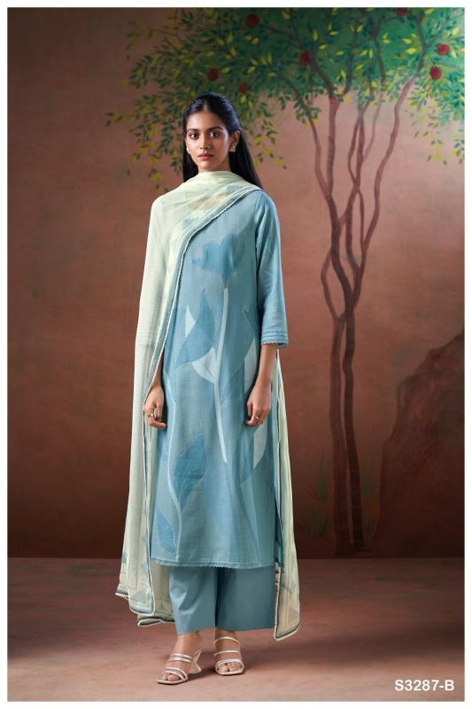 Ganga Elauna 3287 catalog best quality salwar suits