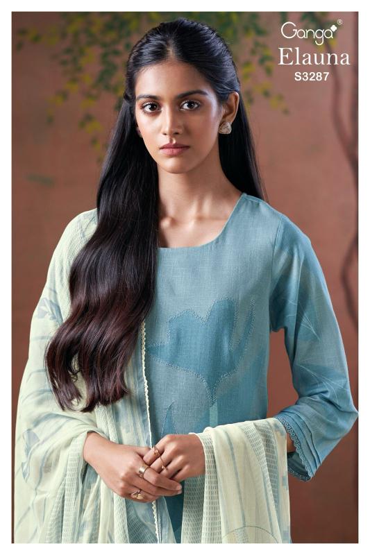 Ganga Elauna 3287 catalog best quality salwar suits