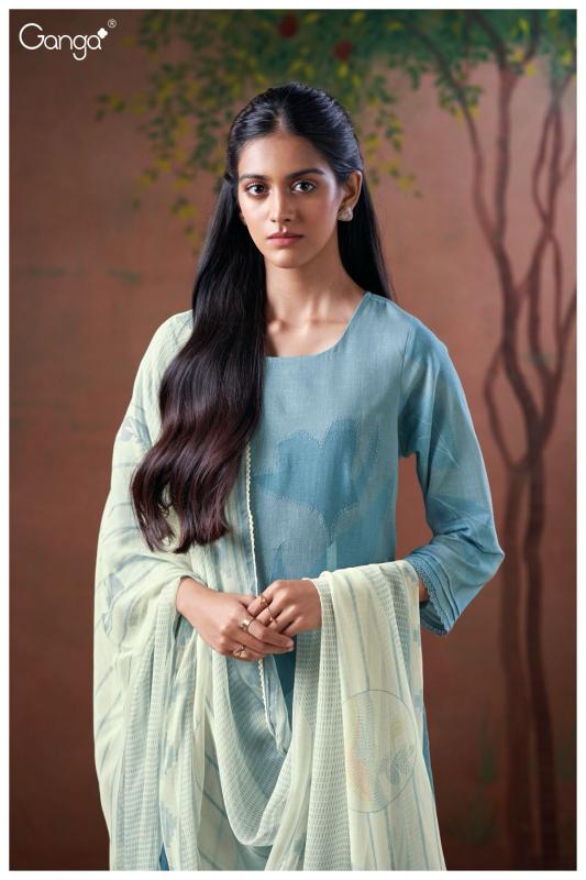 Ganga Elauna 3287 catalog best quality salwar suits