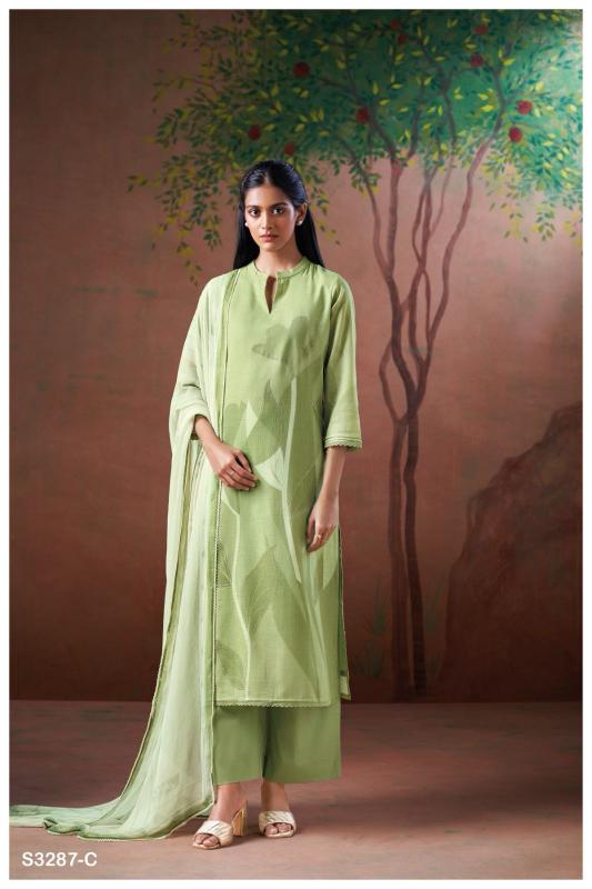 Ganga Elauna 3287 catalog best quality salwar suits