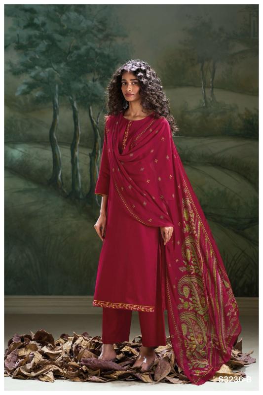 Ganga Elin 3236 catalog party wear salwar suits wholesale