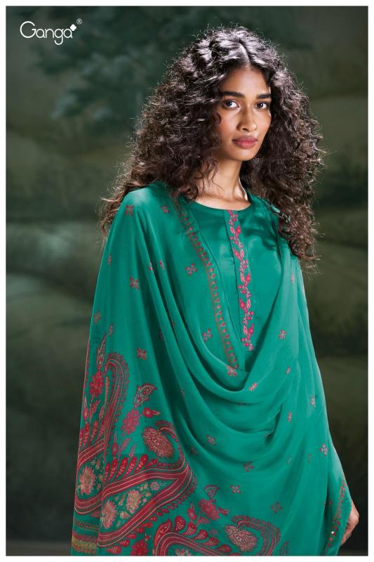 Ganga Elin 3236 catalog party wear salwar suits wholesale