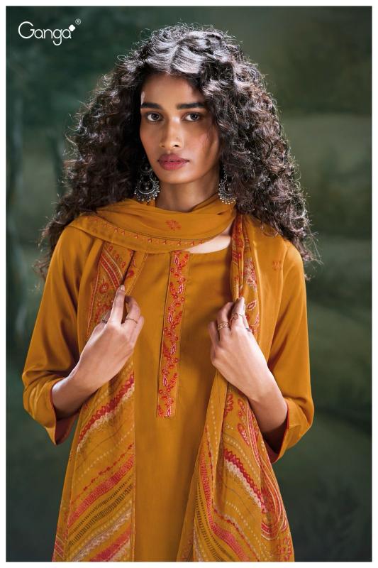 Ganga Elin 3236 catalog party wear salwar suits wholesale