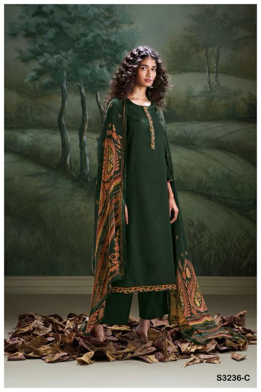 Ganga Elin 3236 catalog party wear salwar suits wholesale