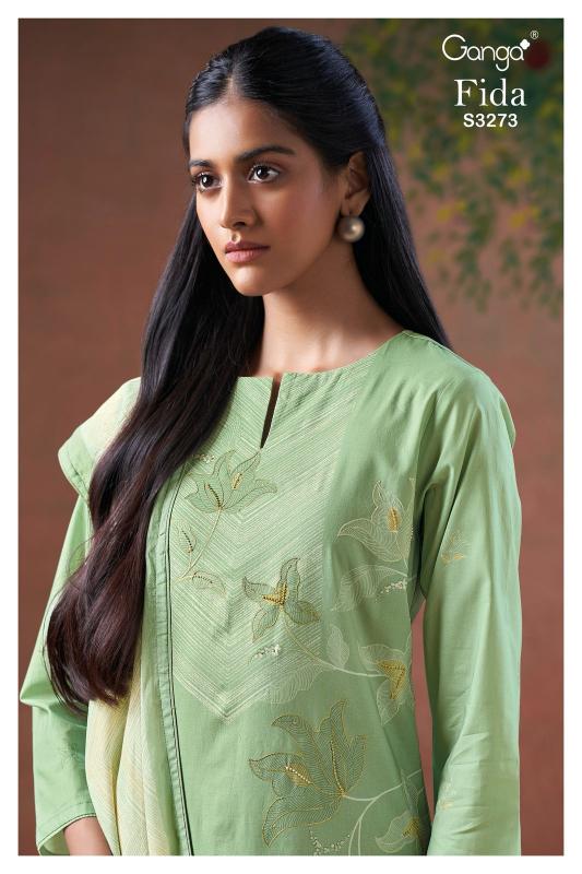Ganga Fida 3273 catalog wholesale salwar suit market in mumbai