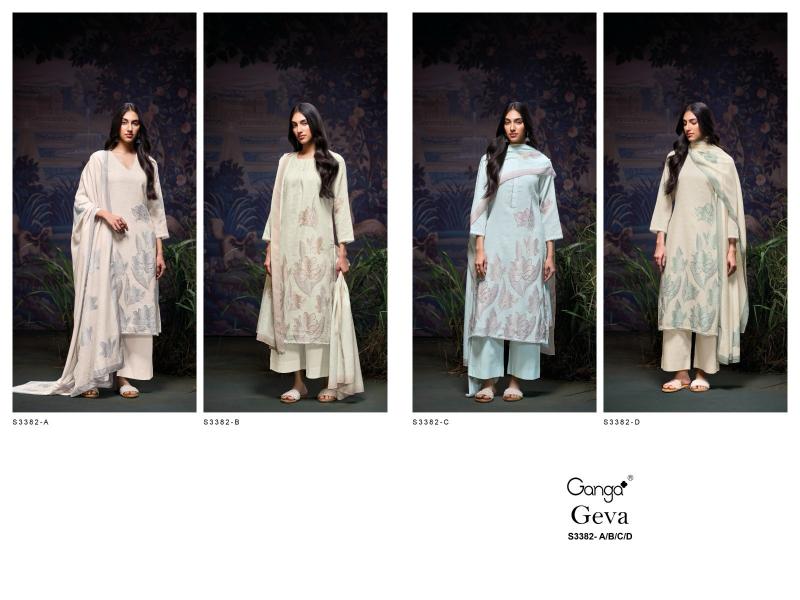 Ganga Geva 3382 catalog cheap salwar kameez