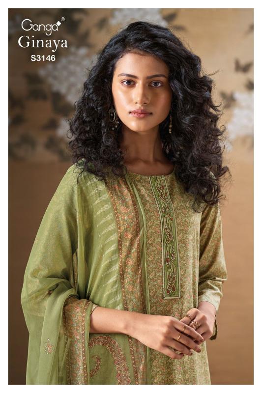 Ganga Ginaya 3146 Catalog images of latest pakistani suits