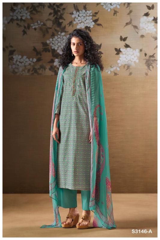 Ganga Ginaya 3146 Catalog images of latest pakistani suits