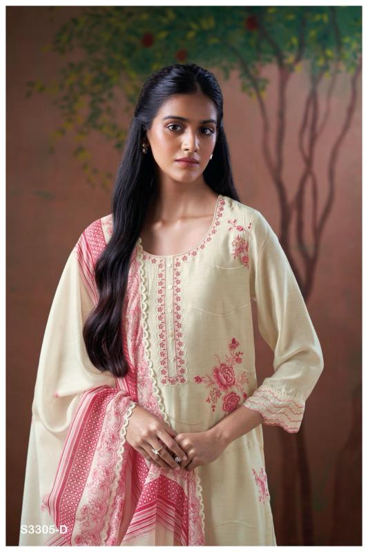 Ganga Hayla 3305 catalog salwar patterns