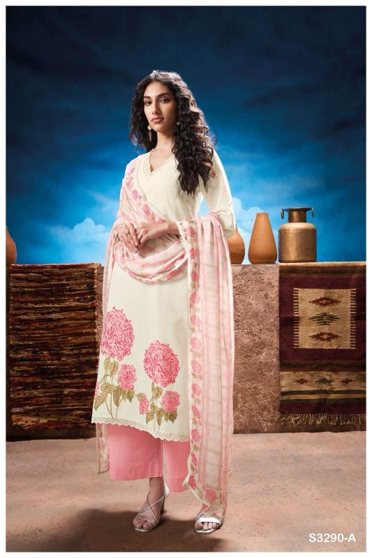 Ganga Lakita 3290 catalog pakistani cotton suits online india