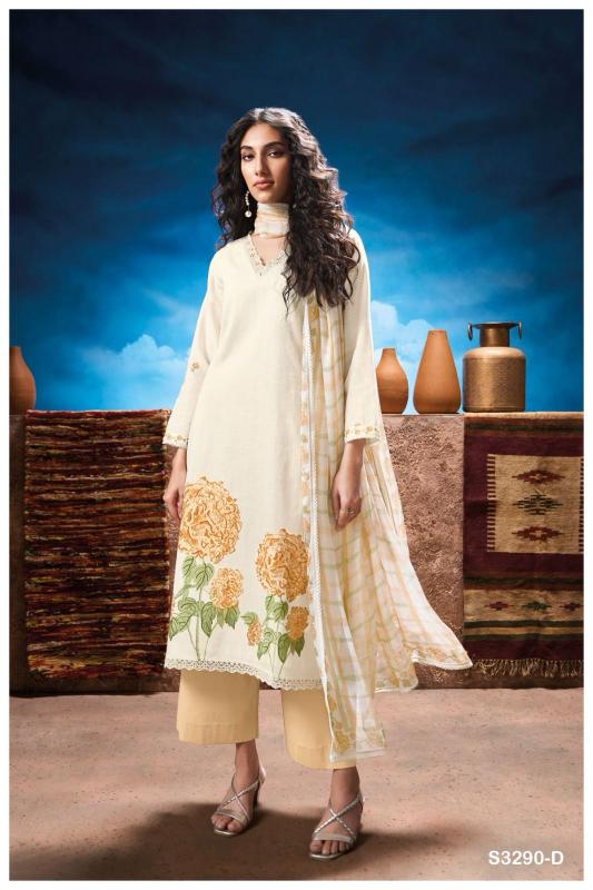 Ganga Lakita 3290 catalog pakistani cotton suits online india