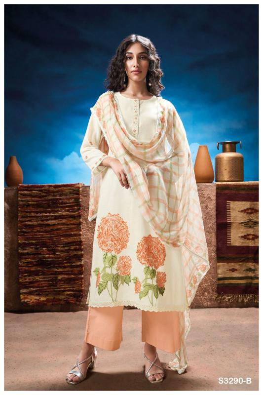 Ganga Lakita 3290 catalog pakistani cotton suits online india