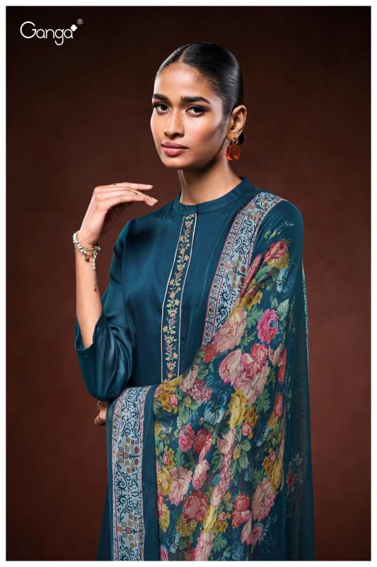 Ganga Mikenna 3238 Catalog winter suits ethnic pakistani buy online