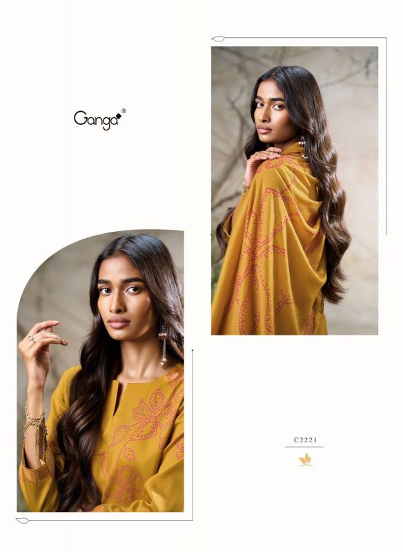 Ganga Sencia Catalog buy pakistani cotton suits online