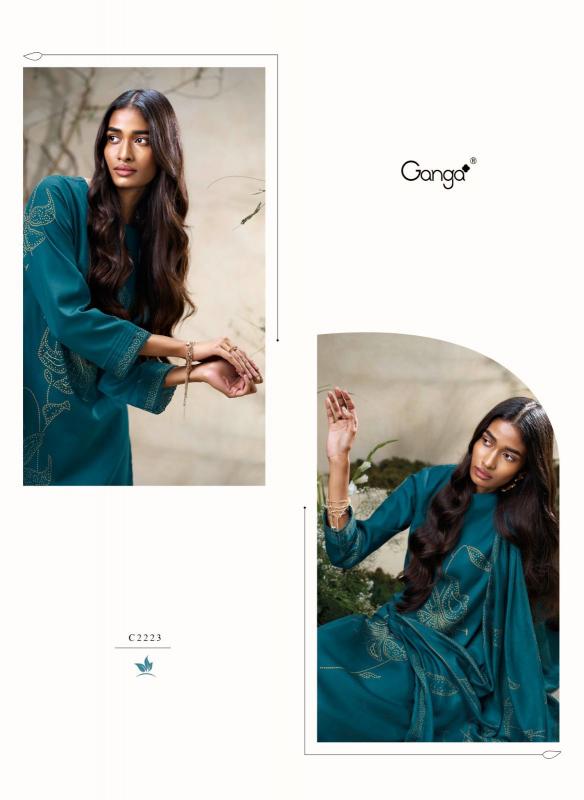 Ganga Sencia Catalog buy pakistani cotton suits online