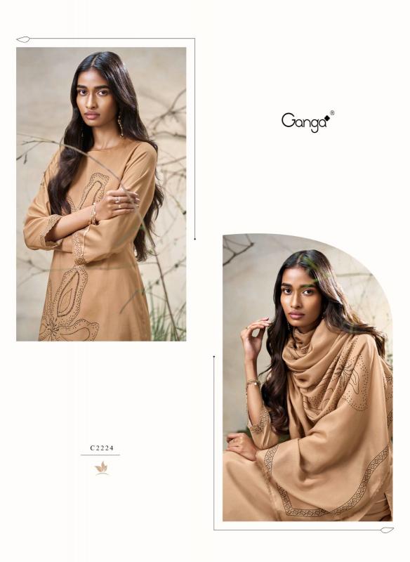 Ganga Sencia Catalog buy pakistani cotton suits online