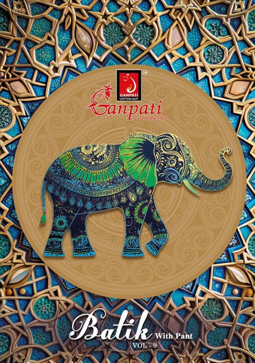 Ganpati Batik Pant Vol-9 – Kurti Pant With Dupatta - Wholesale Catalog