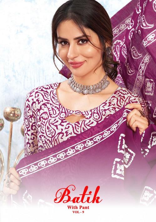 Ganpati Batik Pant Vol-9 – Kurti Pant With Dupatta - Wholesale Catalog