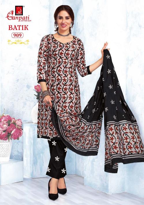 Ganpati Batik Pant Vol-9 – Kurti Pant With Dupatta - Wholesale Catalog