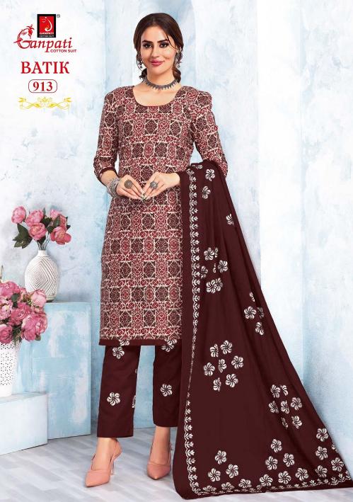 Ganpati Batik Pant Vol-9 – Kurti Pant With Dupatta - Wholesale Catalog