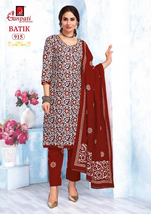 Ganpati Batik Pant Vol-9 – Kurti Pant With Dupatta - Wholesale Catalog