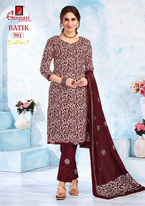 Ganpati Batik Pant Vol-9 – Kurti Pant With Dupatta - Wholesale Catalog
