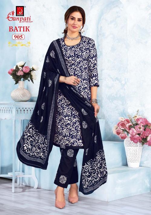 Ganpati Batik Pant Vol-9 – Kurti Pant With Dupatta - Wholesale Catalog