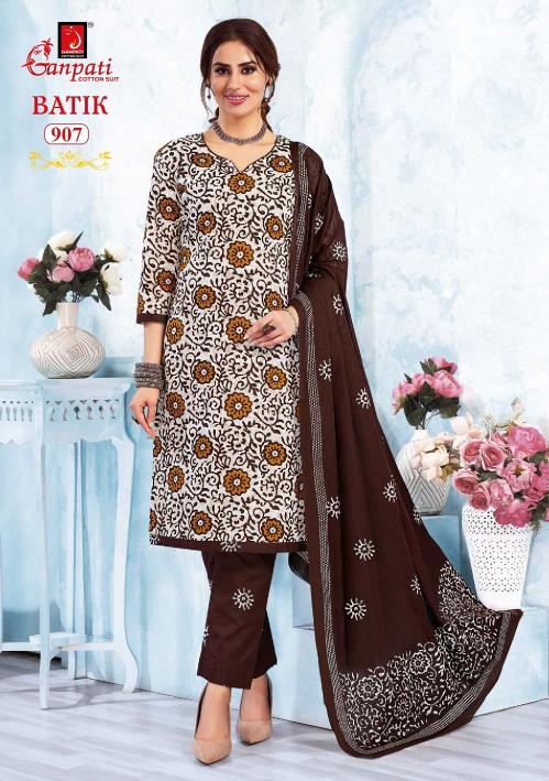Ganpati Batik Pant Vol-9 – Kurti Pant With Dupatta - Wholesale Catalog