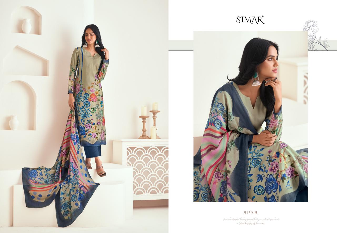 Glossy Simar Chhavi 9139A to 9139D Catalog Salwar suit design catalogue