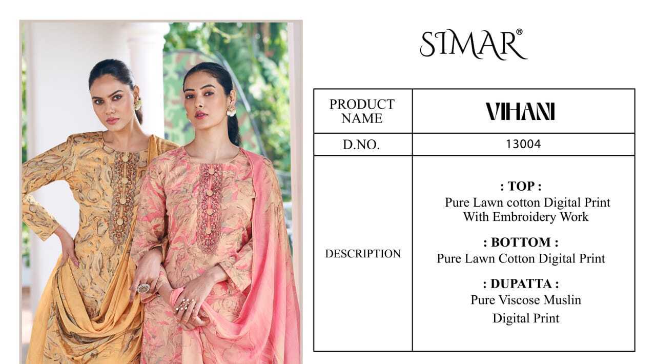 Glossy Simar Vihani Catalog salwar suit for women