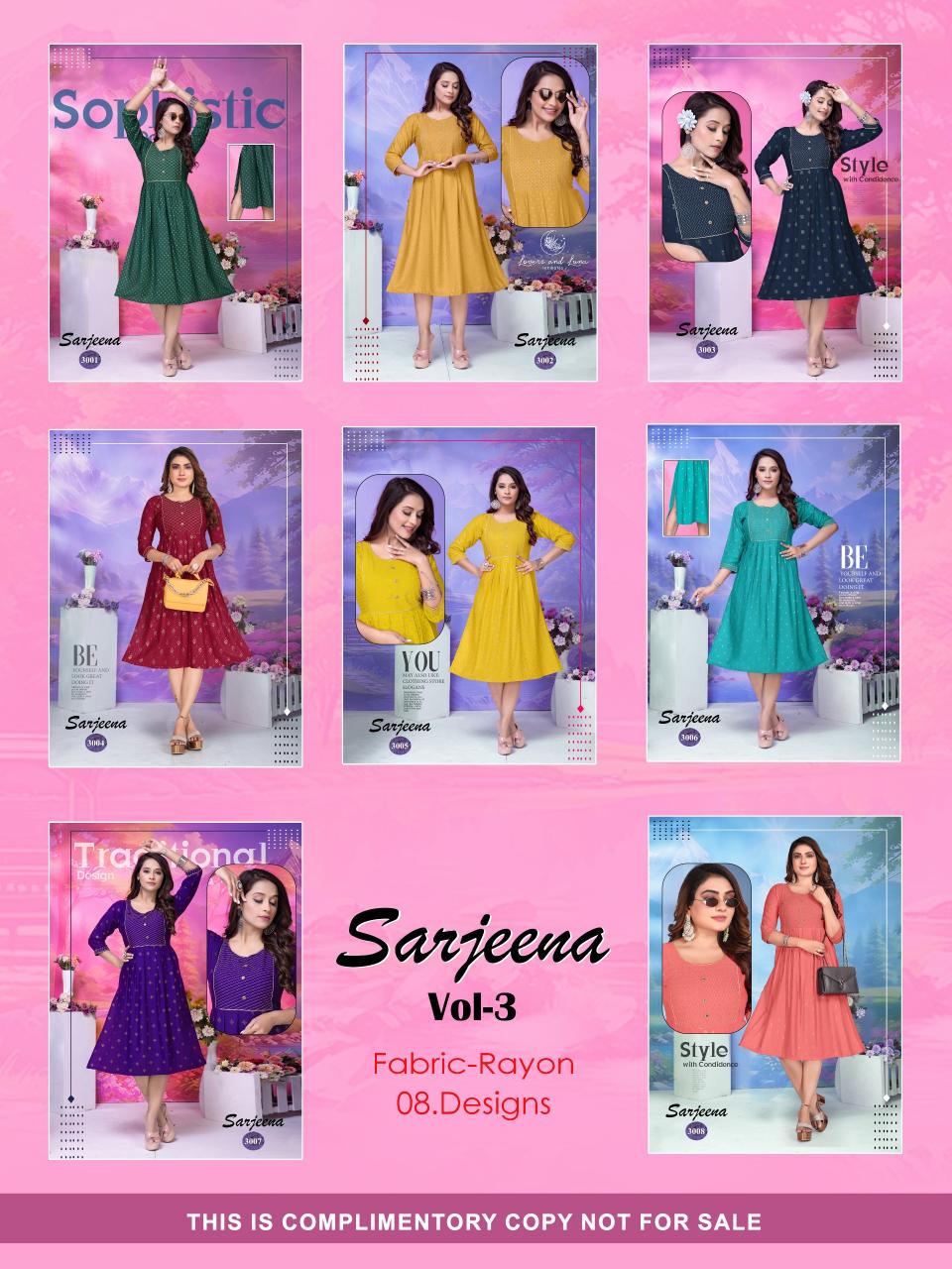 Golden Sarjeena VOL 3 catalog wholesale kurti
