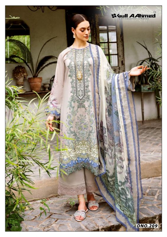 Gull Aahmed Lawn Vol-25 - Karachi Dress Material  - Wholesale Catalog
