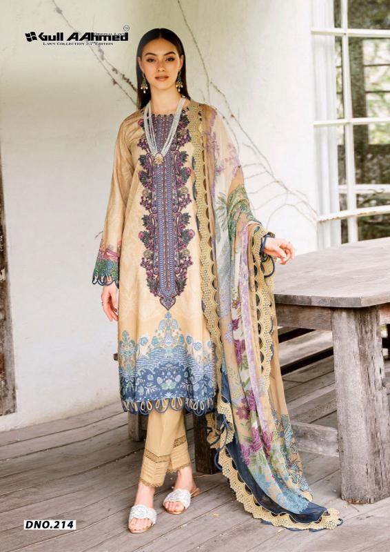 Gull Aahmed Lawn Vol-25 - Karachi Dress Material  - Wholesale Catalog