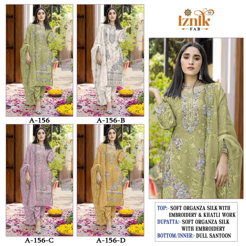 Iznik 156 ABCD Catalog simple pakistani suits