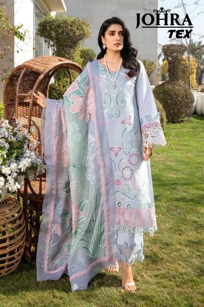 Johra Tex 159 catalog Cambric Cotton pakistani cotton suits