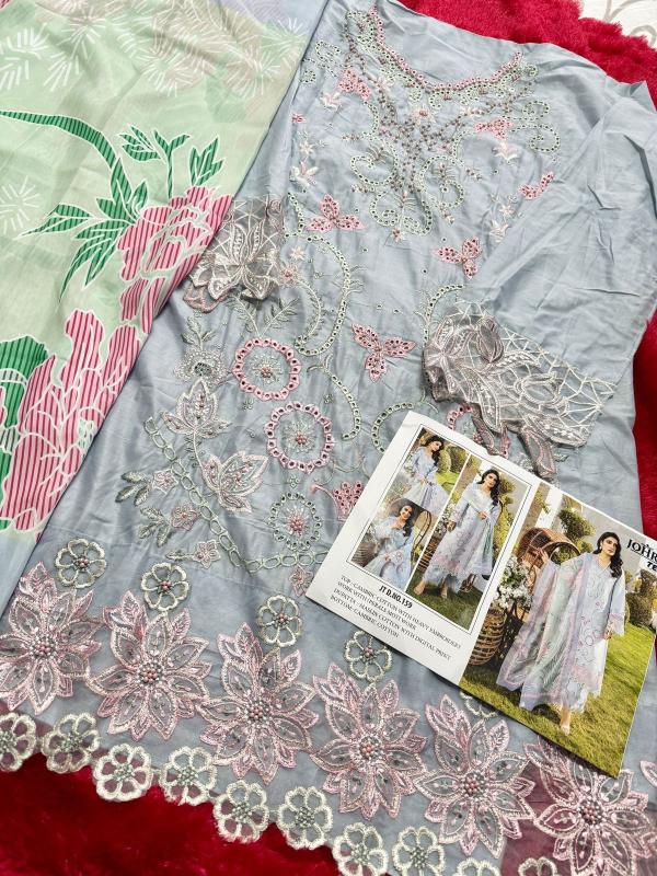 Johra Tex 159 catalog Cambric Cotton pakistani cotton suits