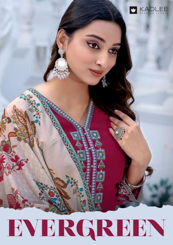 Kadlee Evergreen catalog tapeta silk kurtis wholesale rate surat manufacturer