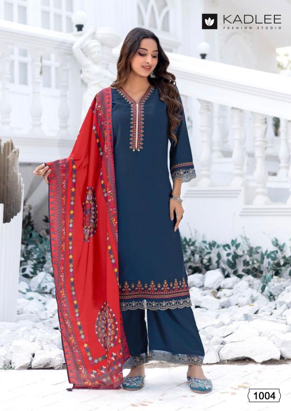 Kadlee Evergreen catalog tapeta silk kurtis wholesale rate surat manufacturer