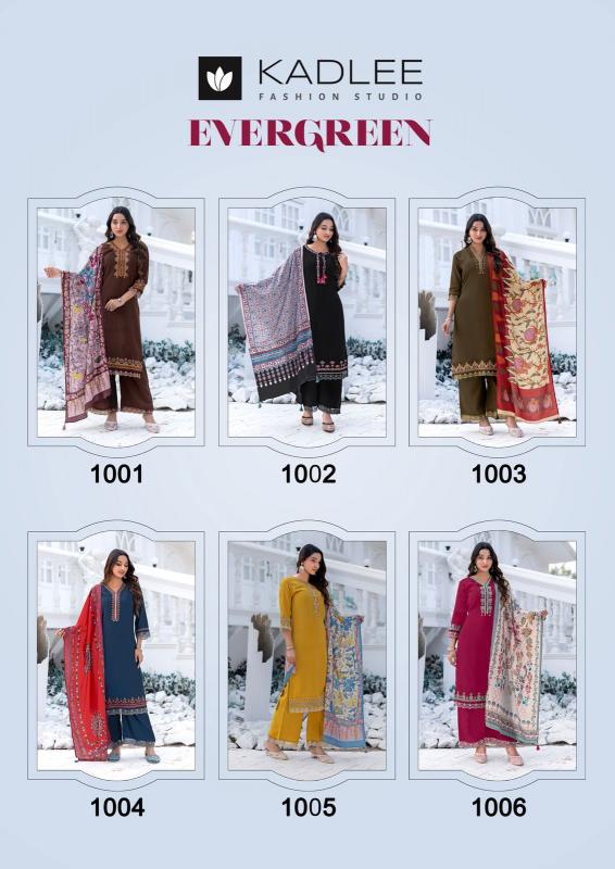 Kadlee Evergreen catalog tapeta silk kurtis wholesale rate surat manufacturer