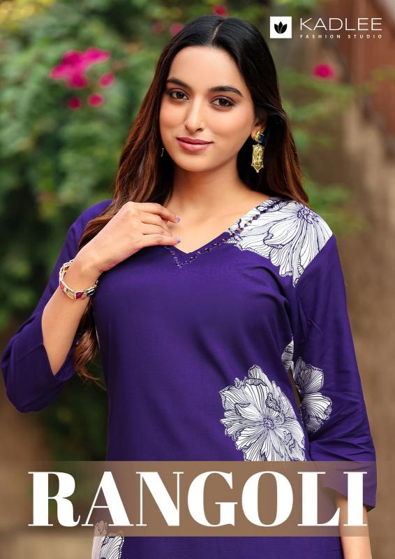 Kadlee Rangoli Catalog Co ord Set wholesaler in surat