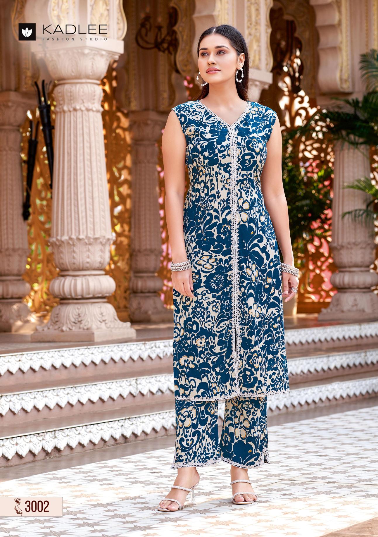 Kadlee Saavi Catalog Sleevless Co ord Set wholesaler in delhi