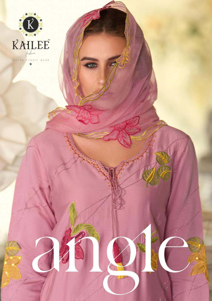 Kailee Fashion Angel Catalog boat neck kurti designs catalogue
