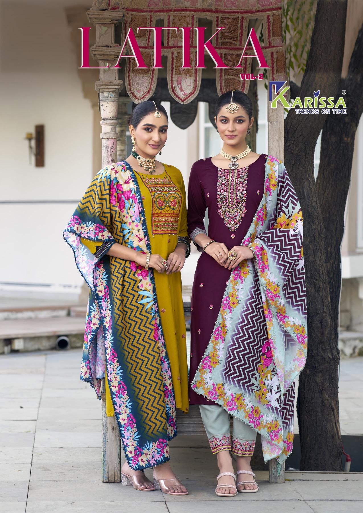 Karissa Latika Vol 2 Catalog latest designer kurtis catalogue