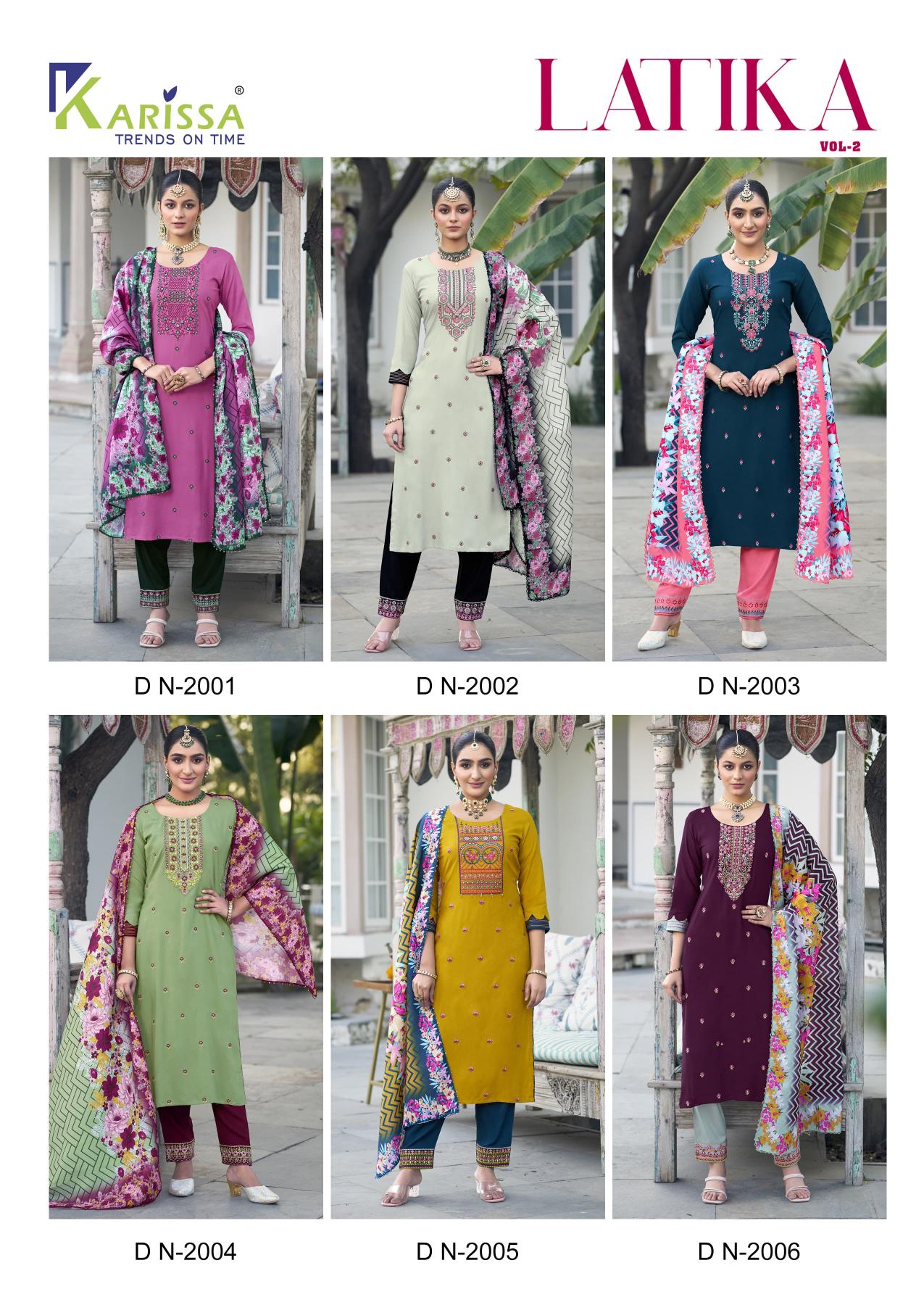 Karissa Latika Vol 2 Catalog latest designer kurtis catalogue