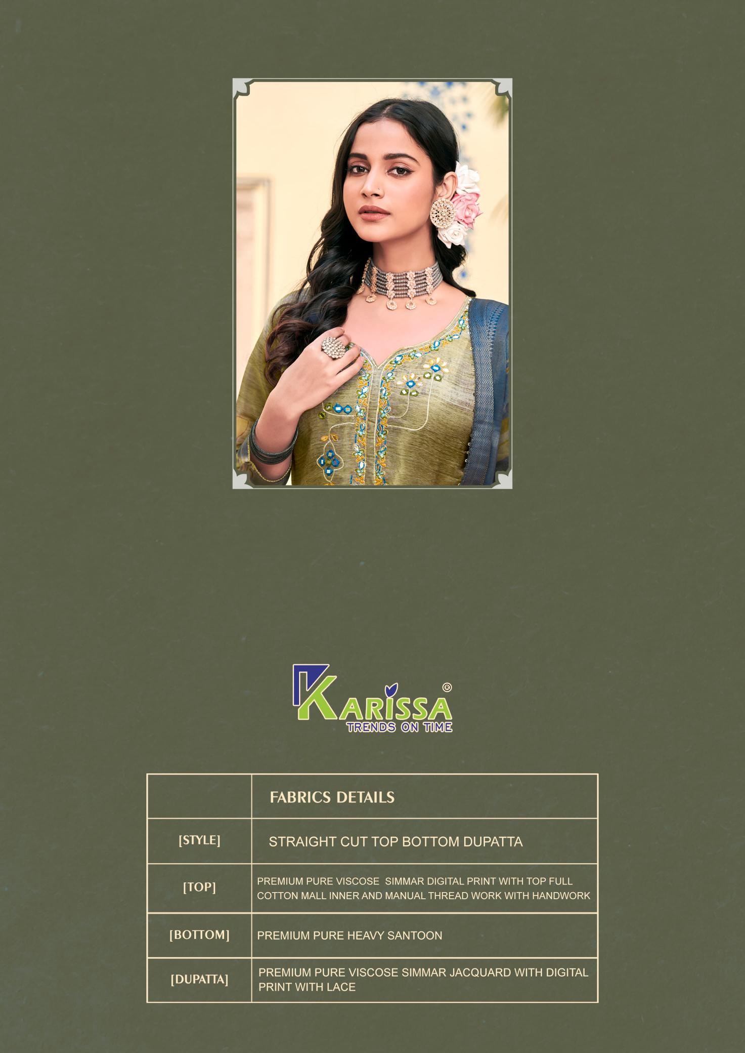 Karissa Nisha Catalog Viscose Digital Printed kurti sets for women under 1500