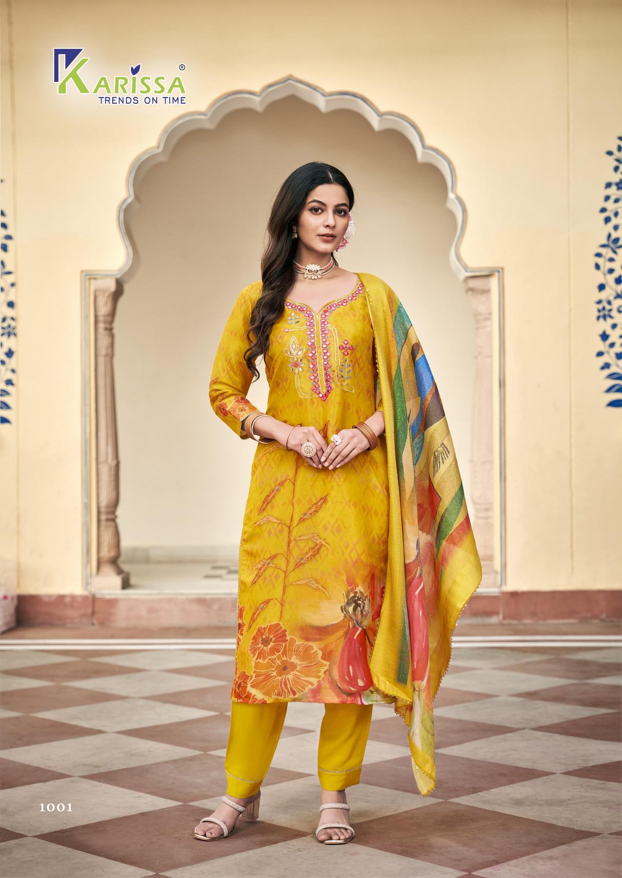 Karissa Nisha Catalog Viscose Digital Printed kurti sets for women under 1500