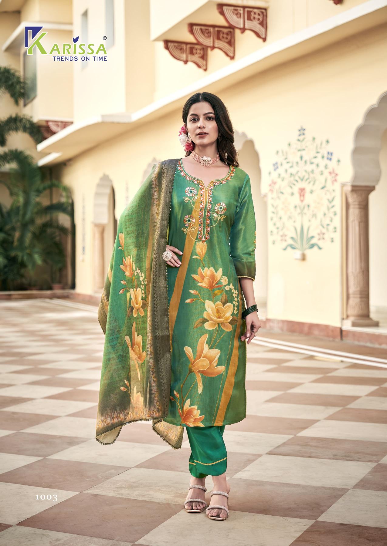 Karissa Nisha Catalog Viscose Digital Printed kurti sets for women under 1500