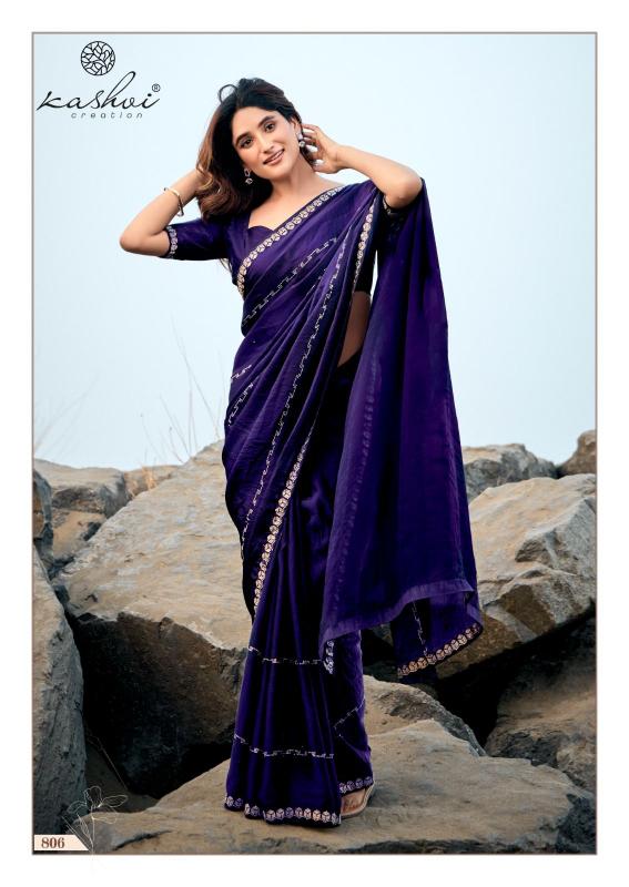 Kashvi Silver Stone Vol 8 Catalog total population in in india wearing sarees
