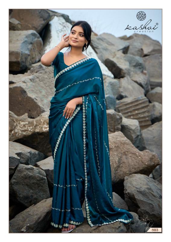 Kashvi Silver Stone Vol 8 Catalog total population in in india wearing sarees
