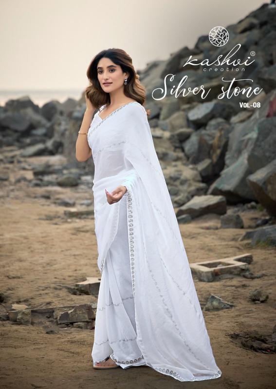 Kashvi Silver Stone Vol 8 Catalog total population in in india wearing sarees